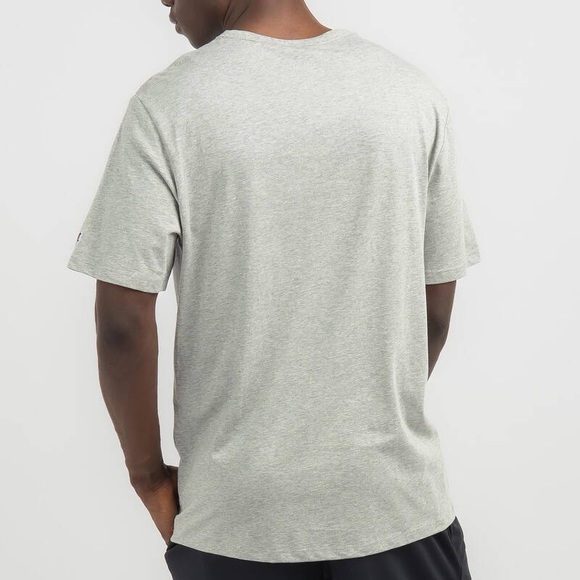 NWT - Champion Mens Short Sleeve Logo Tee Shirt in Oxford Heather - L - Picture 2 of 7